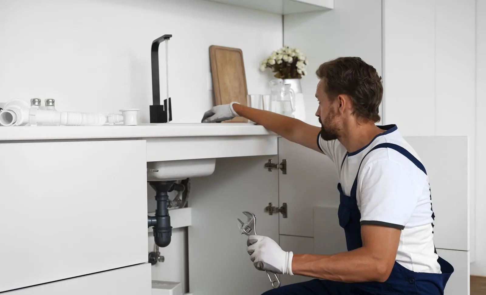 Installation d'un lavabo par un plombier pas cher Nouméa